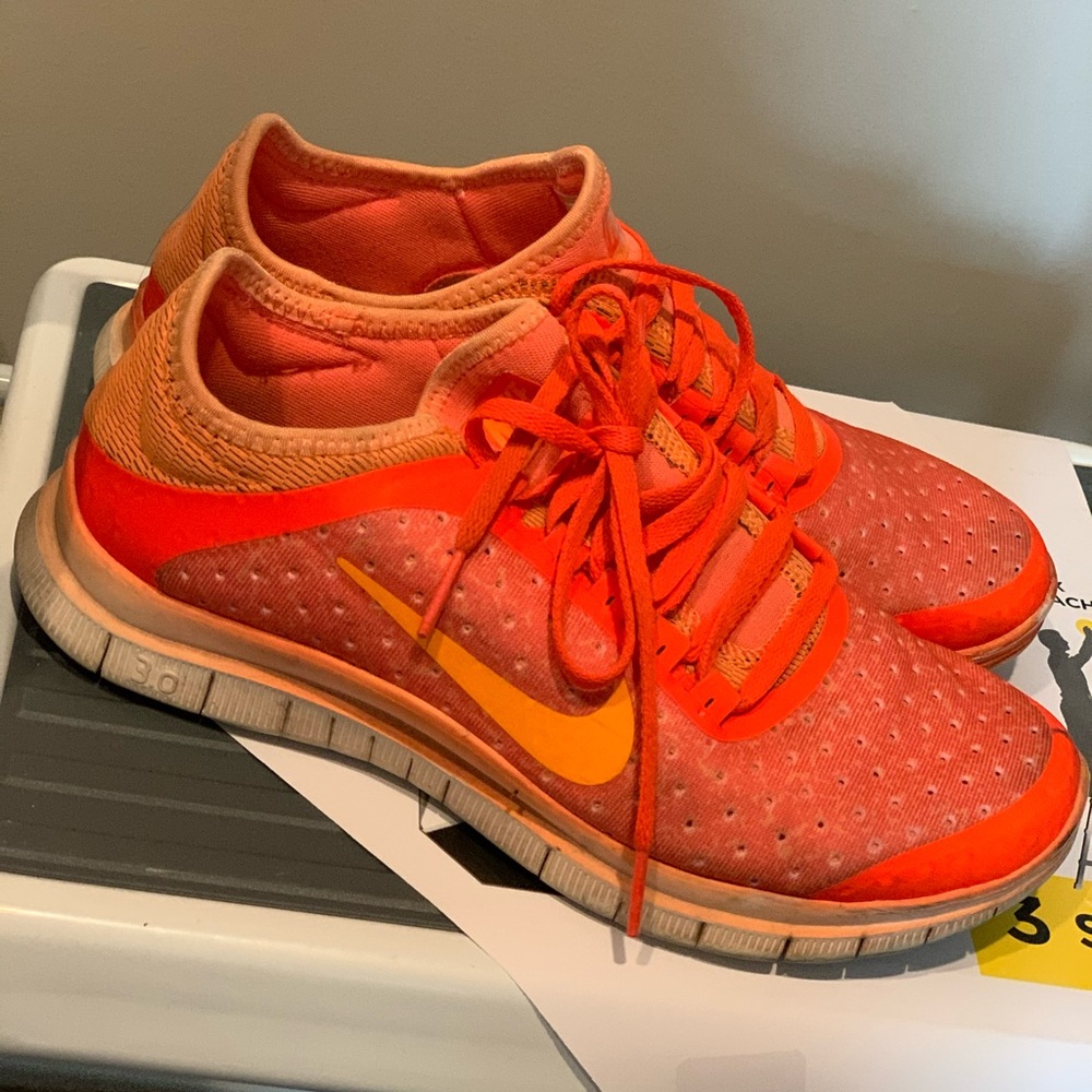 Orange Nikes